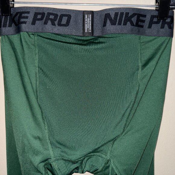 Nike Pro NBA Compression 3/4 Pants Team Issue Dri-FIT Green DN1547-323 - Picture 8 of 14